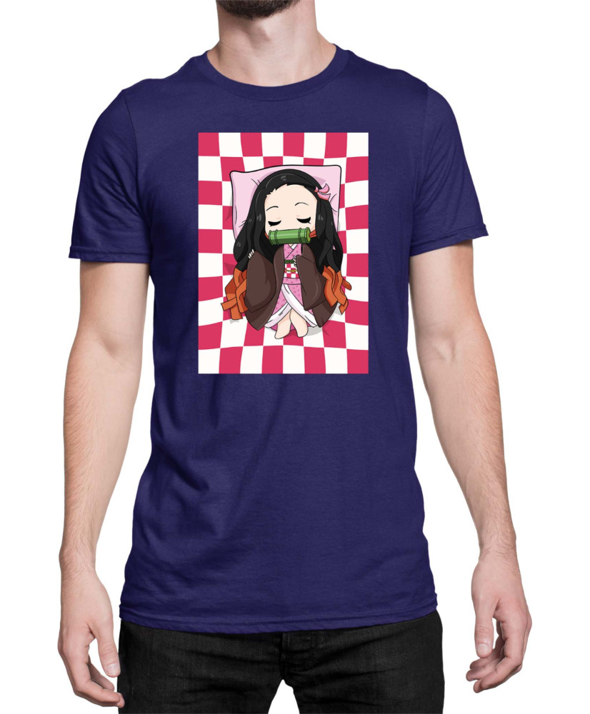 Мъжка Тениска Demon Slayer Kimetsu No Yaiba Nezukosleep