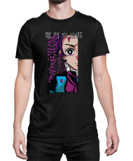Мъжка Тениска Demon Slayer Kimetsu No Yaiba Tanjiroface
