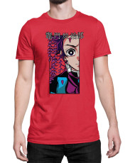 Мъжка Тениска Demon Slayer Kimetsu No Yaiba Tanjiroface