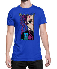 Мъжка Тениска Demon Slayer Kimetsu No Yaiba Tanjiroface
