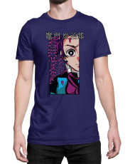Мъжка Тениска Demon Slayer Kimetsu No Yaiba Tanjiroface