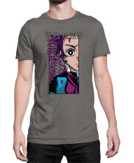 Мъжка Тениска Demon Slayer Kimetsu No Yaiba Tanjiroface