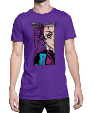Мъжка Тениска Demon Slayer Kimetsu No Yaiba Tanjiroface