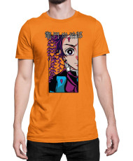 Мъжка Тениска Demon Slayer Kimetsu No Yaiba Tanjiroface