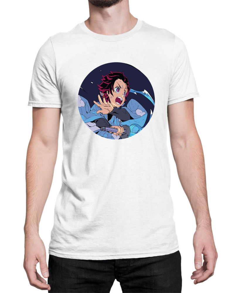 Мъжка Тениска Demon Slayer Kimetsu No Yaiba Tanjirowater