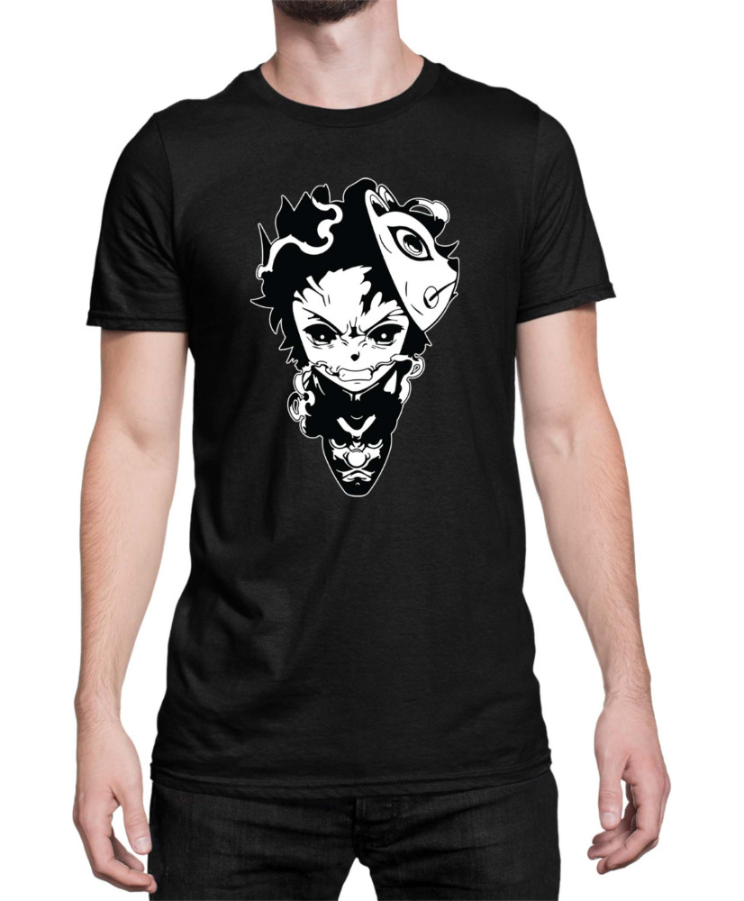 Мъжка Тениска Demon Slayer Kimetsu No Yaiba Tanjirodragon