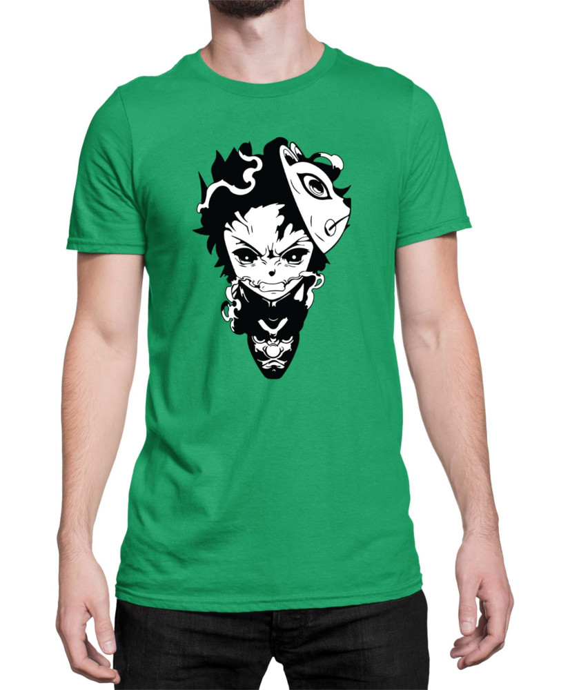 Мъжка Тениска Demon Slayer Kimetsu No Yaiba Tanjirodragon