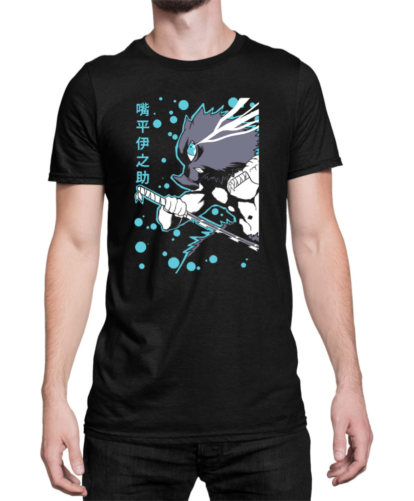 Мъжка Тениска Demon Slayer Kimetsu No Yaiba Inosukeboar