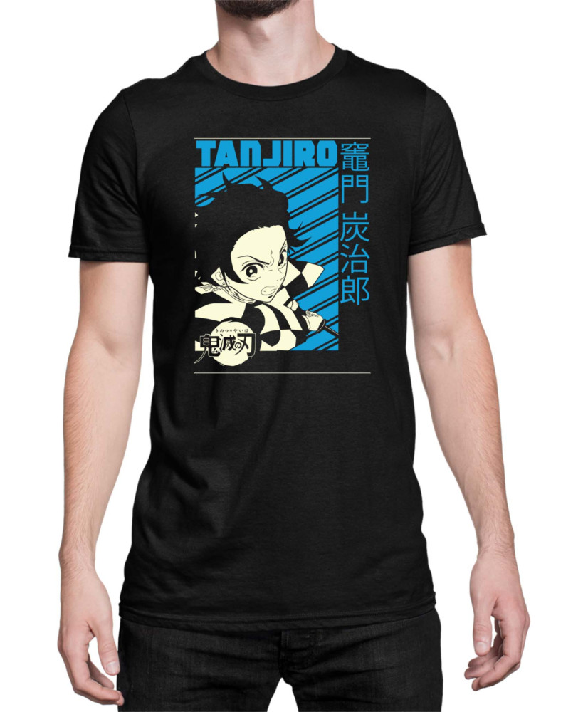 Мъжка Тениска Demon Slayer Kimetsu No Yaiba Tanjiroslayer