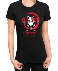 Дамска Тениска Demon Slayer Kimetsu No Yaiba Tengu Mask