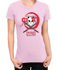 Дамска Тениска Demon Slayer Kimetsu No Yaiba Tengu Mask