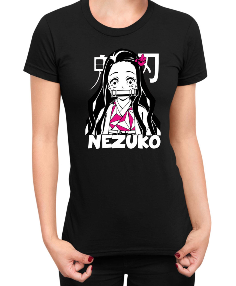 Дамска Тениска Demon Slayer Kimetsu No Yaiba Nezuko Sister Дамска Тениска Demon Slayer Kimetsu No Yaiba Nezuko Sister