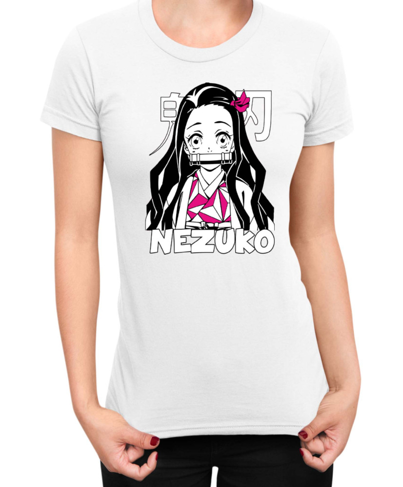 Дамска Тениска Demon Slayer Kimetsu No Yaiba Nezuko Sister Дамска Тениска Demon Slayer Kimetsu No Yaiba Nezuko Sister