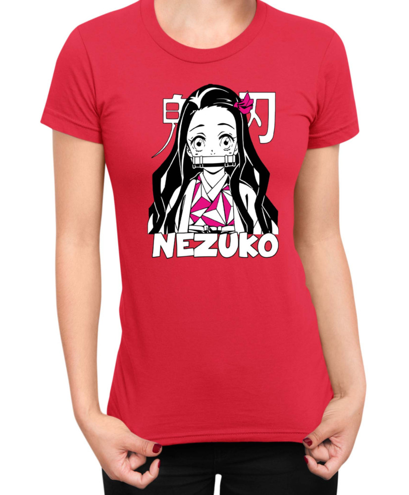 Дамска Тениска Demon Slayer Kimetsu No Yaiba Nezuko Sister Дамска Тениска Demon Slayer Kimetsu No Yaiba Nezuko Sister