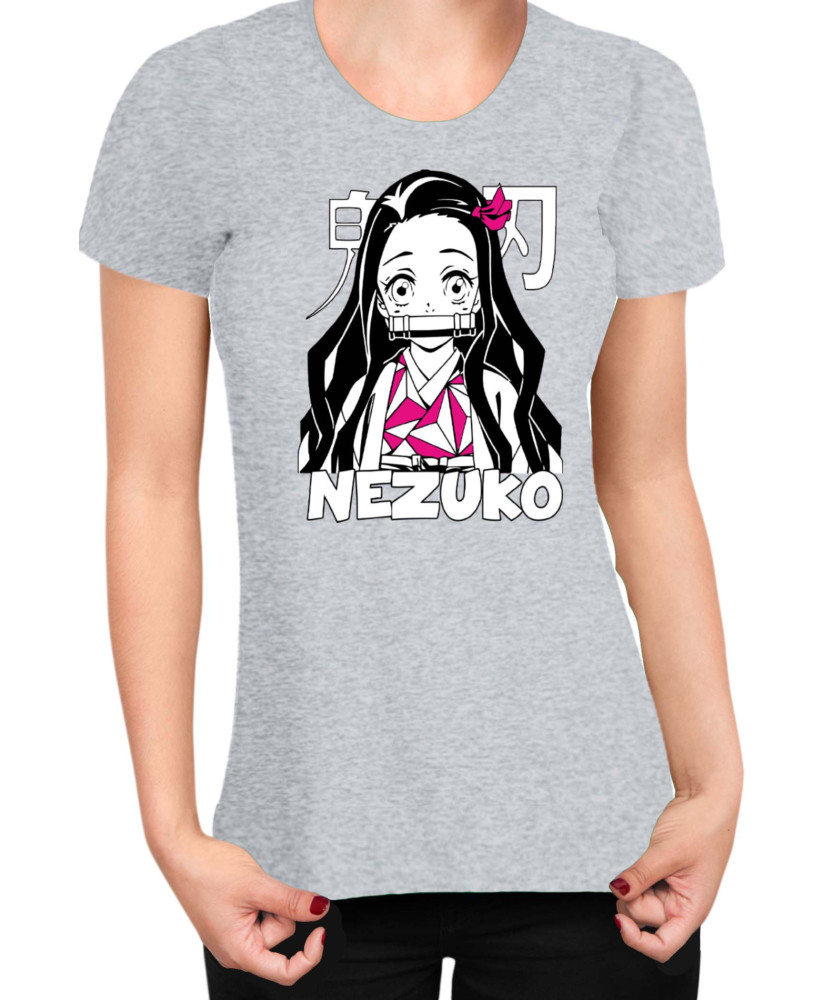 Дамска Тениска Demon Slayer Kimetsu No Yaiba Nezuko Sister Дамска Тениска Demon Slayer Kimetsu No Yaiba Nezuko Sister