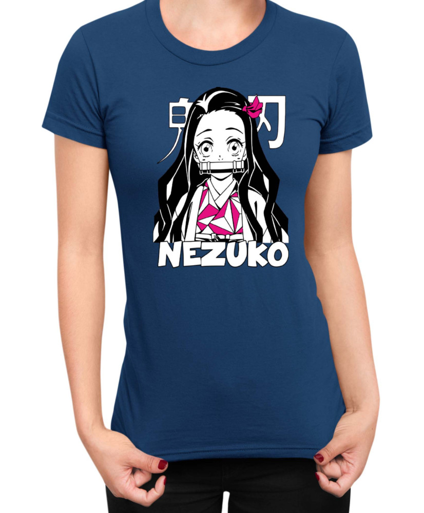 Дамска Тениска Demon Slayer Kimetsu No Yaiba Nezuko Sister Дамска Тениска Demon Slayer Kimetsu No Yaiba Nezuko Sister