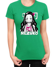Дамска Тениска Demon Slayer Kimetsu No Yaiba Nezuko Sister