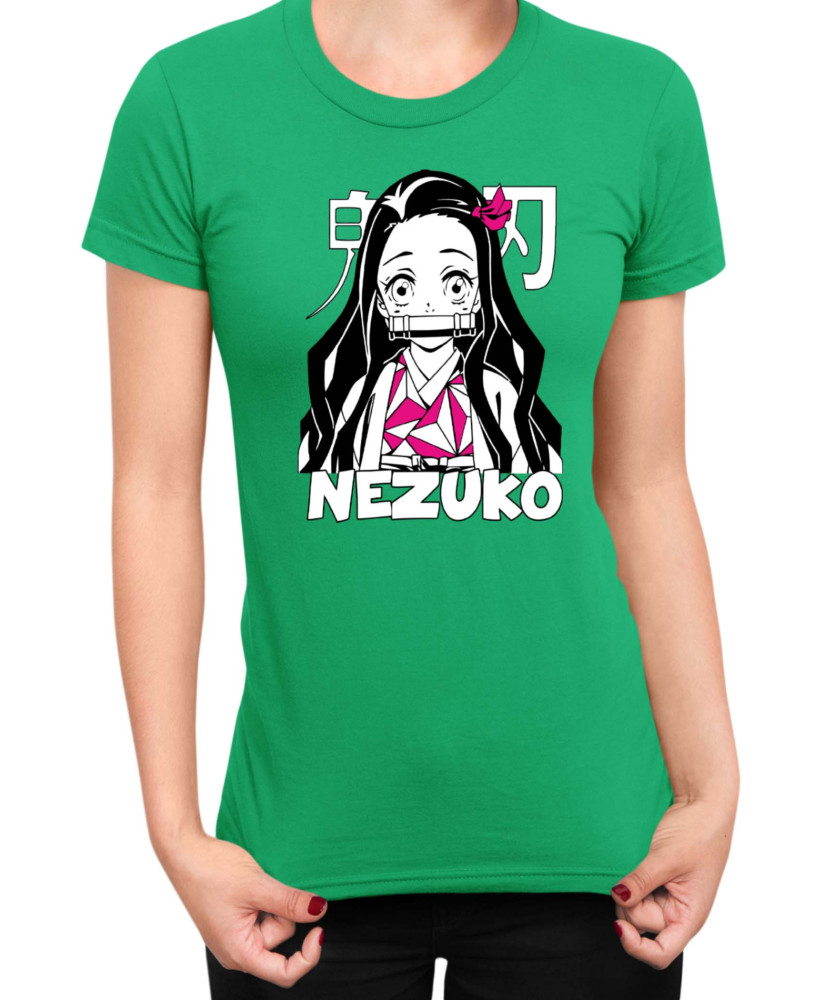 Дамска Тениска Demon Slayer Kimetsu No Yaiba Nezuko Sister Дамска Тениска Demon Slayer Kimetsu No Yaiba Nezuko Sister