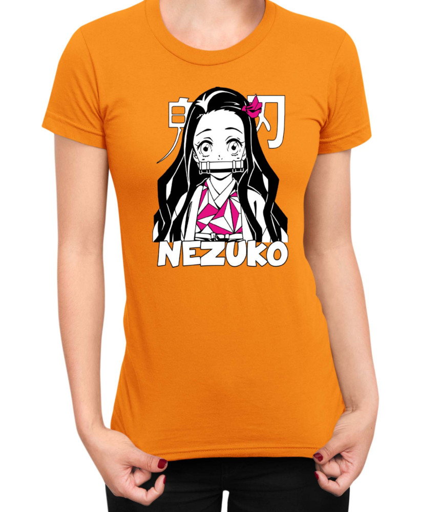 Дамска Тениска Demon Slayer Kimetsu No Yaiba Nezuko Sister Дамска Тениска Demon Slayer Kimetsu No Yaiba Nezuko Sister