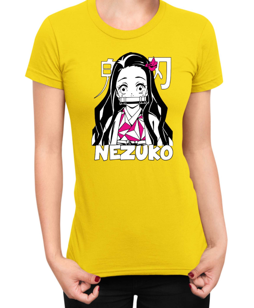 Дамска Тениска Demon Slayer Kimetsu No Yaiba Nezuko Sister Дамска Тениска Demon Slayer Kimetsu No Yaiba Nezuko Sister