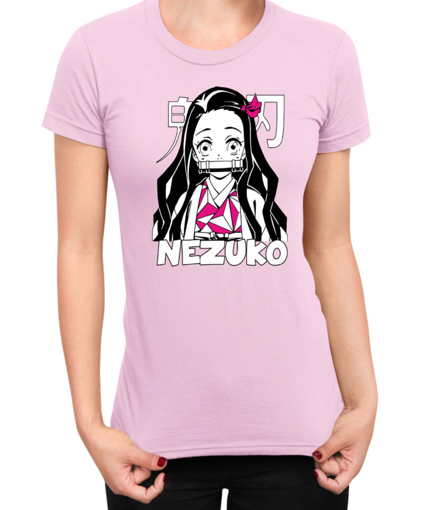 Дамска Тениска Demon Slayer Kimetsu No Yaiba Nezuko Sister Дамска Тениска Demon Slayer Kimetsu No Yaiba Nezuko Sister