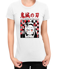 Дамска Тениска Demon Slayer Kimetsu No Yaiba Nezuko Face