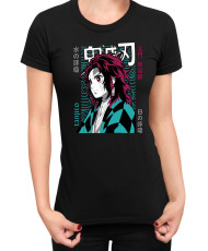 Дамска Тениска Demon Slayer Kimetsu No Yaiba Tanjiro Brother