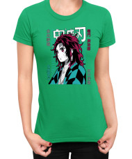 Дамска Тениска Demon Slayer Kimetsu No Yaiba Tanjiro Brother