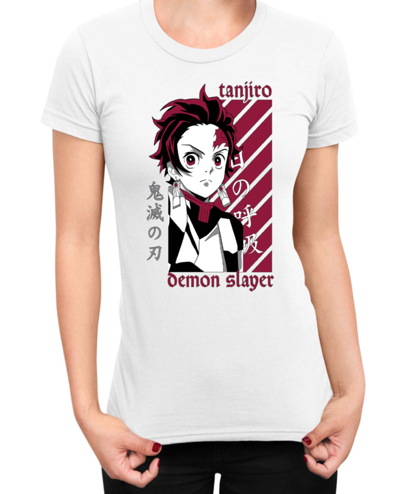 Дамска Тениска Demon Slayer Kimetsu No Yaiba Kamado Training Дамска Тениска Demon Slayer Kimetsu No Yaiba Kamado Training