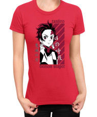 Дамска Тениска Demon Slayer Kimetsu No Yaiba Kamado Training