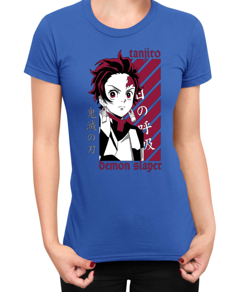 Дамска Тениска Demon Slayer Kimetsu No Yaiba Kamado Training Дамска Тениска Demon Slayer Kimetsu No Yaiba Kamado Training