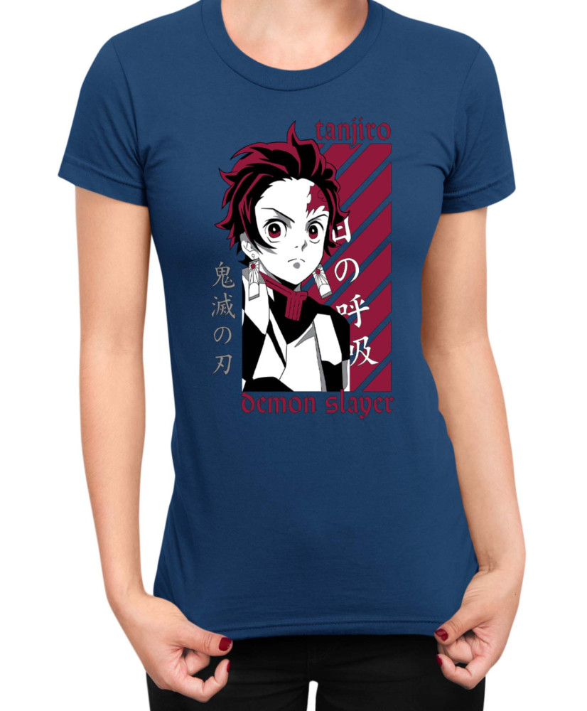 Дамска Тениска Demon Slayer Kimetsu No Yaiba Kamado Training Дамска Тениска Demon Slayer Kimetsu No Yaiba Kamado Training