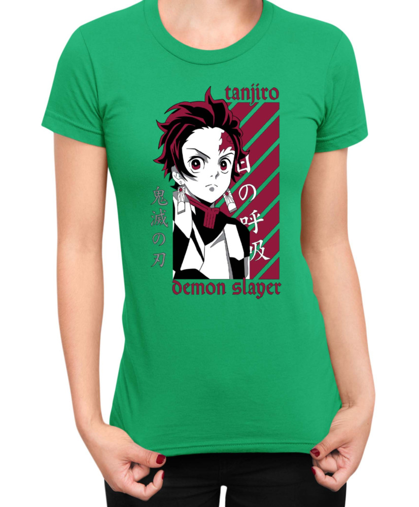 Дамска Тениска Demon Slayer Kimetsu No Yaiba Kamado Training Дамска Тениска Demon Slayer Kimetsu No Yaiba Kamado Training