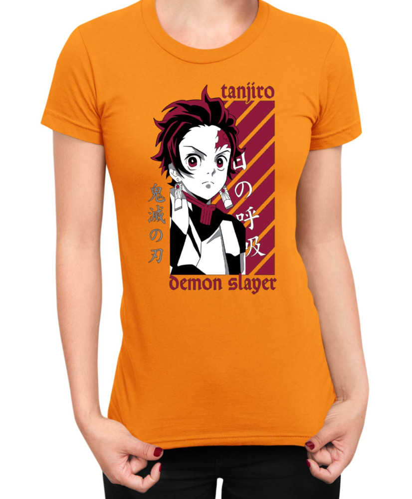 Дамска Тениска Demon Slayer Kimetsu No Yaiba Kamado Training Дамска Тениска Demon Slayer Kimetsu No Yaiba Kamado Training