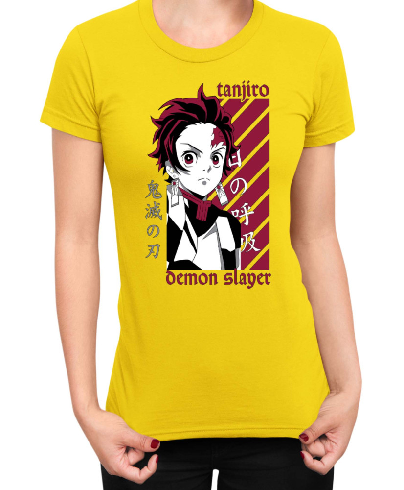 Дамска Тениска Demon Slayer Kimetsu No Yaiba Kamado Training Дамска Тениска Demon Slayer Kimetsu No Yaiba Kamado Training