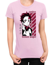 Дамска Тениска Demon Slayer Kimetsu No Yaiba Kamado Training