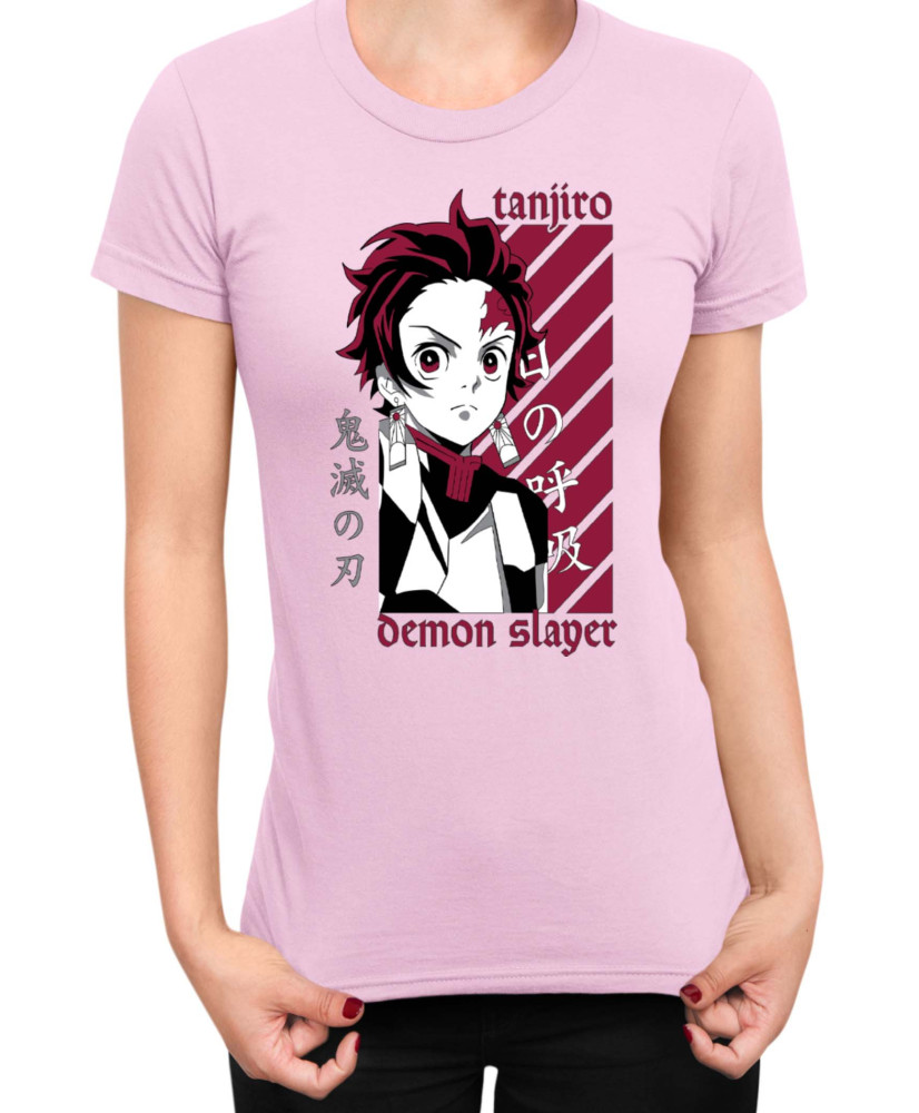 Дамска Тениска Demon Slayer Kimetsu No Yaiba Kamado Training Дамска Тениска Demon Slayer Kimetsu No Yaiba Kamado Training