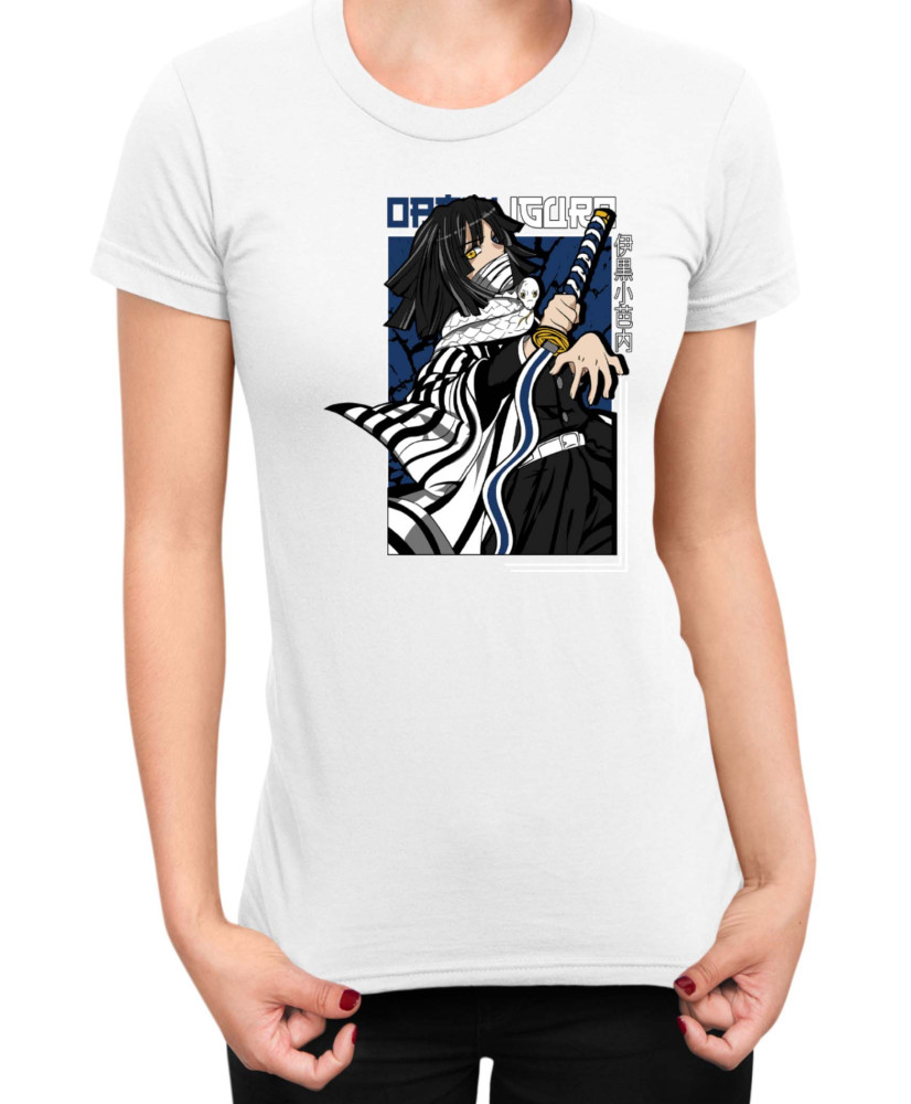 Дамска Тениска Demon Slayer Kimetsu No Yaiba Tomioka Water Hashira Дамска Тениска Demon Slayer Kimetsu No Yaiba Tomioka Water Hashira