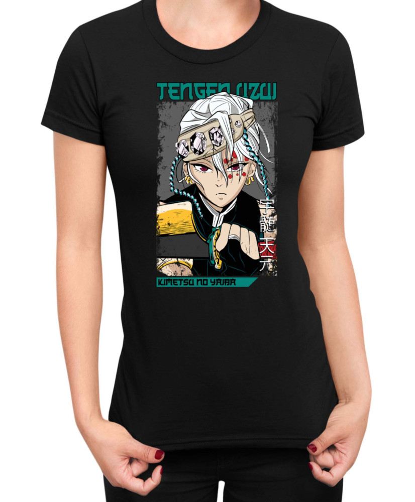 Дамска Тениска Demon Slayer Kimetsu No Yaiba Uzui Sound Hashira Дамска Тениска Demon Slayer Kimetsu No Yaiba Uzui Sound Hashira