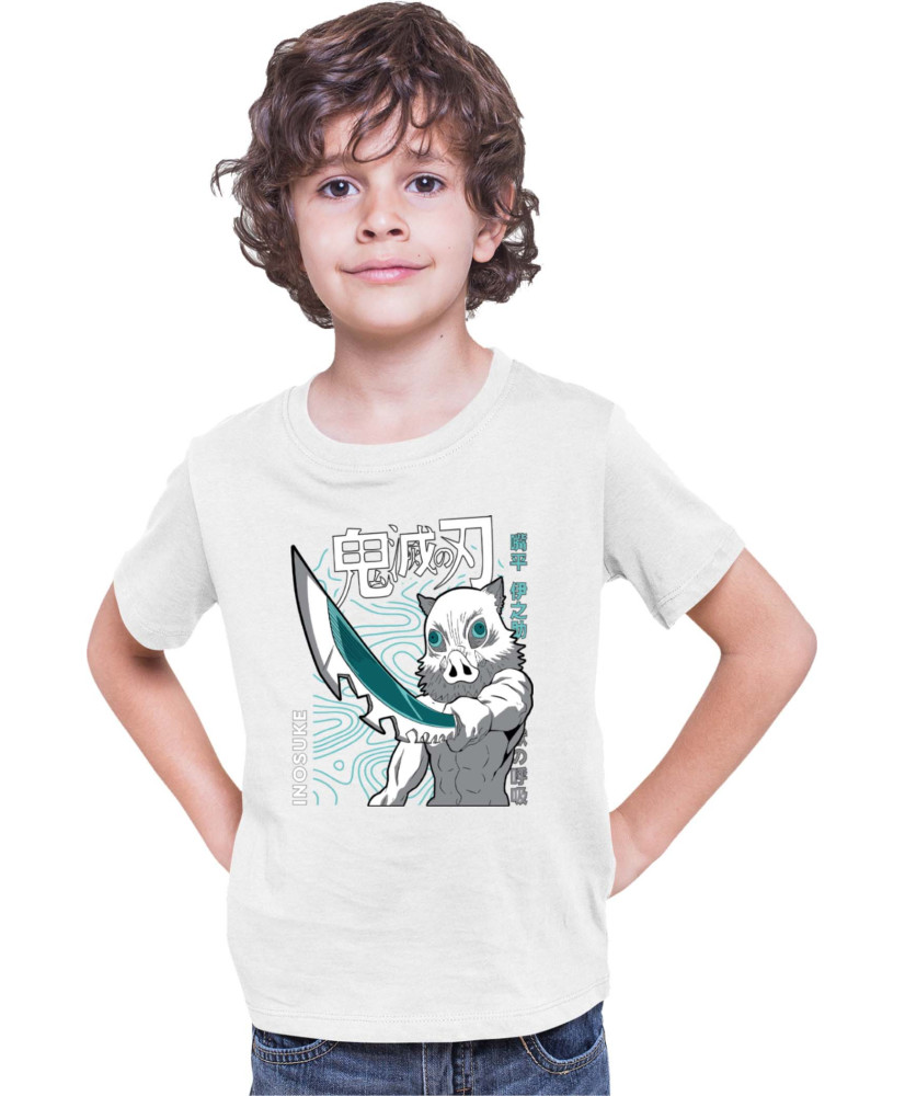 Детска Тениска Demon Slayer Kimetsu No Yaiba Warthog Hashibara