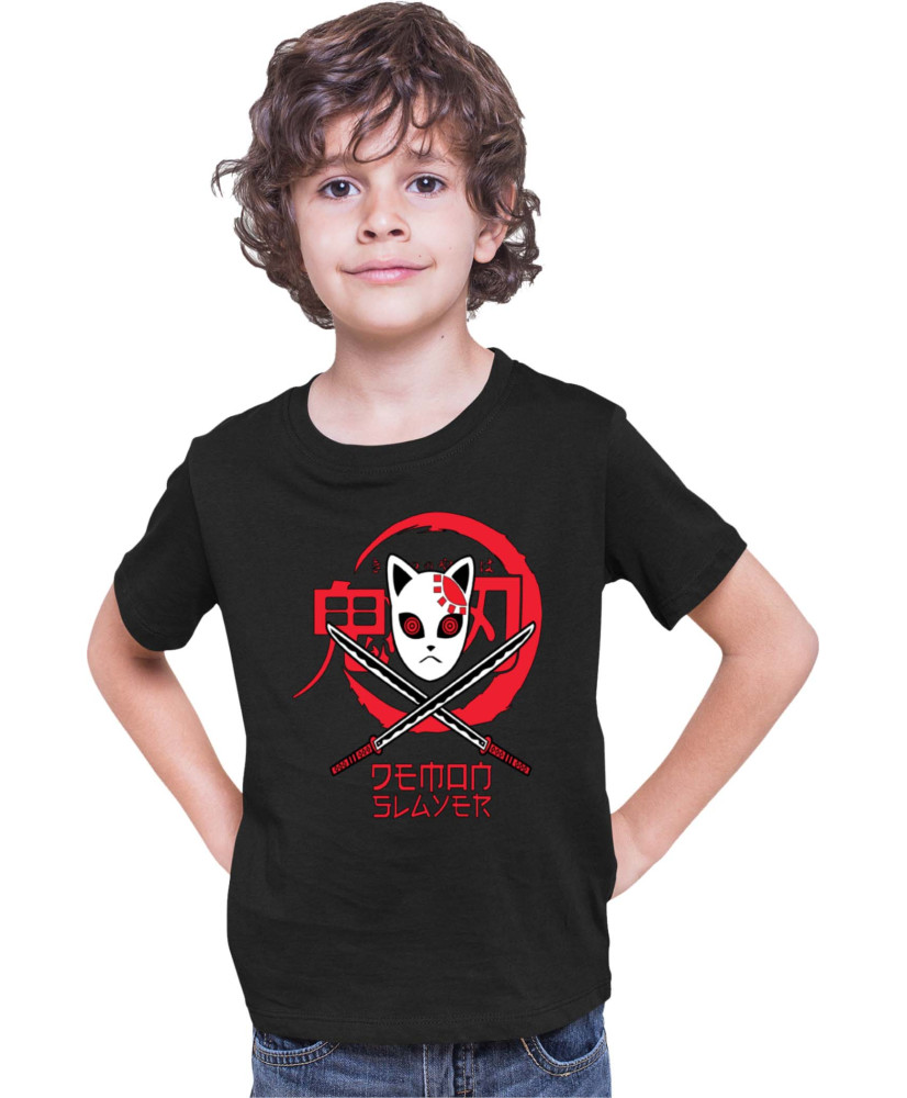Детска Тениска Demon Slayer Kimetsu No Yaiba Tengu Mask Детска Тениска Demon Slayer Kimetsu No Yaiba Tengu Mask