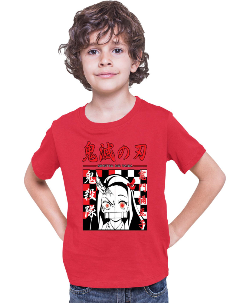 Детска Тениска Demon Slayer Kimetsu No Yaiba Nezuko Face