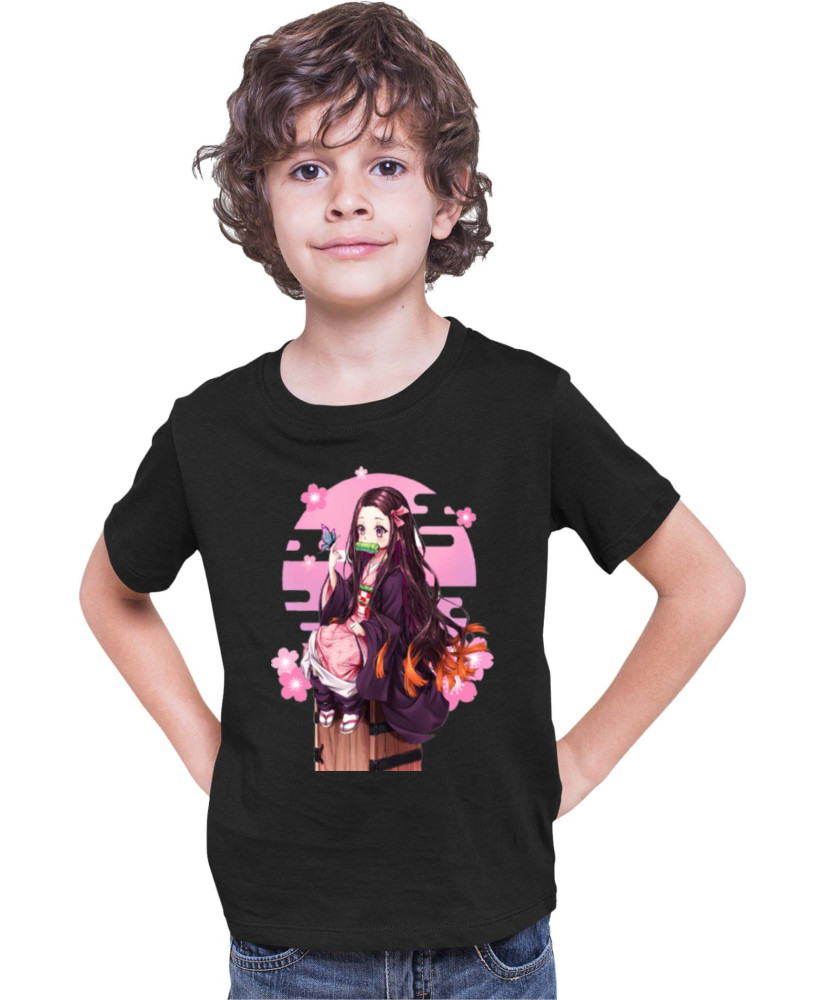 Детска Тениска Demon Slayer Kimetsu No Yaiba Demon Nezuko Sunshine