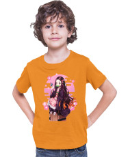 Детска Тениска Demon Slayer Kimetsu No Yaiba Demon Nezuko Sunshine