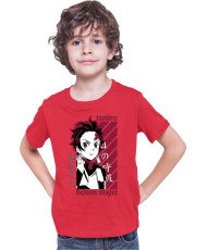 Детска Тениска Demon Slayer Kimetsu No Yaiba Kamado Training