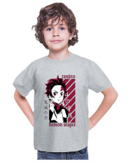 Детска Тениска Demon Slayer Kimetsu No Yaiba Kamado Training