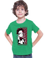 Детска Тениска Demon Slayer Kimetsu No Yaiba Kamado Training