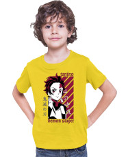Детска Тениска Demon Slayer Kimetsu No Yaiba Kamado Training