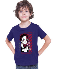 Детска Тениска Demon Slayer Kimetsu No Yaiba Kamado Training