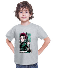 Детска Тениска Demon Slayer Kimetsu No Yaiba Tanjiro Kamado Sword